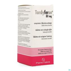 Tardyferon 80mg Lib.prolongee Comp 100 X 80mg Pip