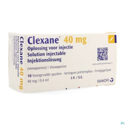 Clexane Ser Inj 10 X 40mg/0,4ml