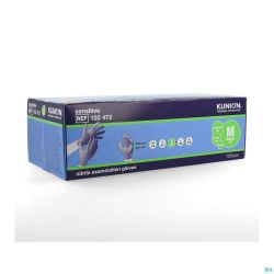 Klinion Gants Nitrile 24cm Indigo M 150