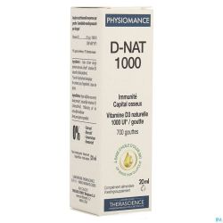 D-nat 1000 Fl Gutt 20ml Physiomance Phy269
