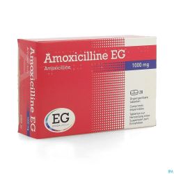 Amoxicilline EG 1000Mg Comp Disp. 20X1000Mg