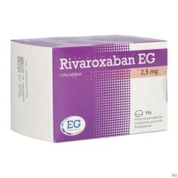 Rivaroxaban EG 2,5Mg Comp Pell 196