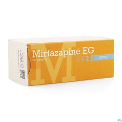 Mirtazapine EG 30Mg Comp Pell 100X30 Mg
