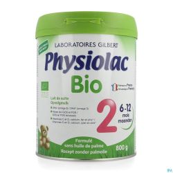 Physiolac Bio 2 Lait Pdr Nf 800g