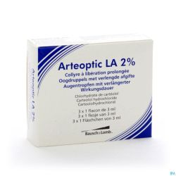 Arteoptic La 2% Collyre Fl 3x3ml 20mg/ml