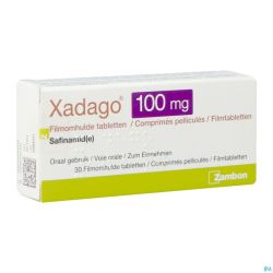 Xadago 100mg Comp Pell 30 X 100mg