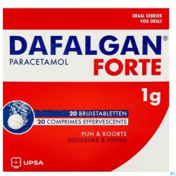 Dafalgan Forte 1g Comp Efferv. 20