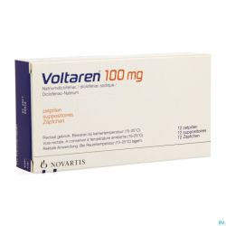 Voltaren Supp 12 X 100mg