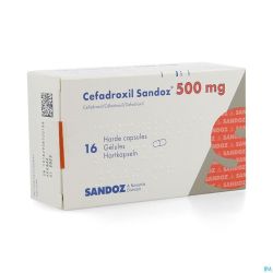 Cefadroxil 500mg Sandoz Caps 16x500mg