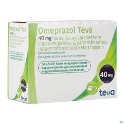 Omeprazol Teva 40mg Gastro Resist Caps 56 Pot