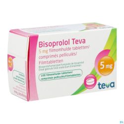 Bisoprolol Teva 5mg Tabl 100