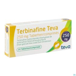 Terbinafine Teva Comp 14 X 250mg