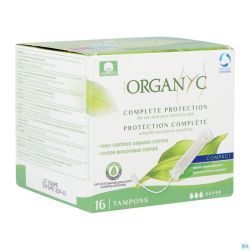 Organyc Tampon Compact Super Coton Bio 16