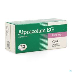 Alprazolam EG Comp 60X0,25Mg