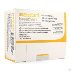 Seebri Breezhaler 44 Mcg Pulv Inhal Caps 90 Ud