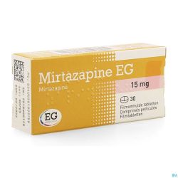 Mirtazapine EG 15Mg Comp Pell  30X15Mg
