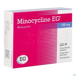 Minocycline EG 100 Mg Comp Pell 30