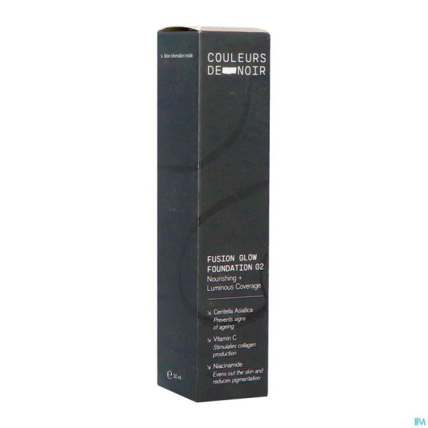 Couleurs De Noir Fus.glow Fdt 02 C. Ntrl 30ml