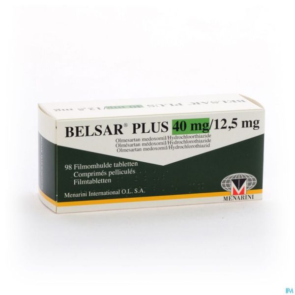 Belsar Plus 40mg/12,5mg Comp Pell 98