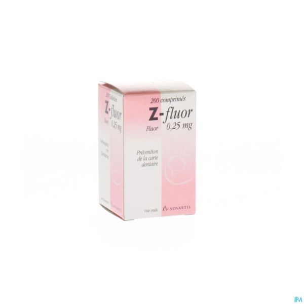 Z Fluor Tabl 200 X 0,25mg