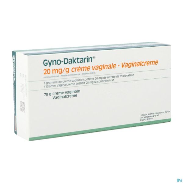 Gyno-daktarin Creme 1 X 78g 2%