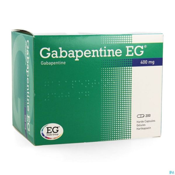 Gabapentine EG 400Mg Caps 200 X 400 Mg
