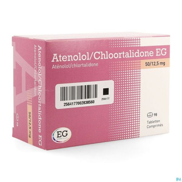 Atenolol Chlortal EG Comp 98X50Mg/12,5Mg