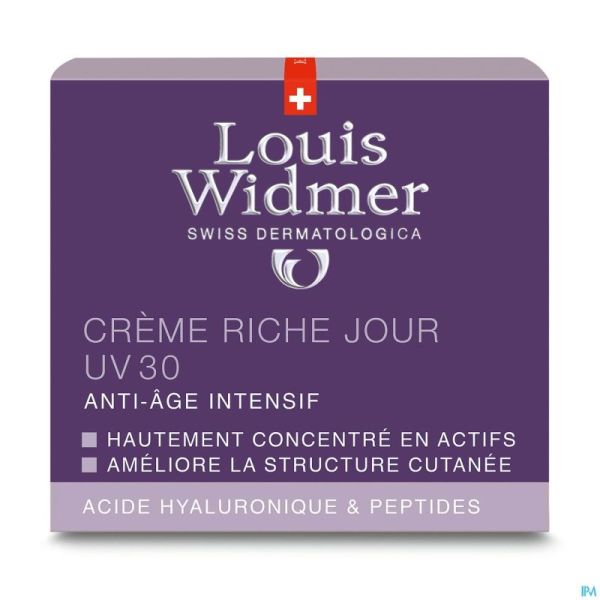 Widmer Aai Creme Jour Riche Uv30 Parf Pot 50ml