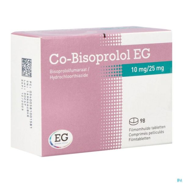 Co Bisoprolol EG 10Mg/25Mg Comp 98