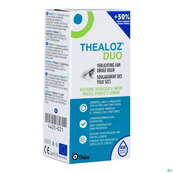 Thealoz Duo Gouttes Oculaires 15ml