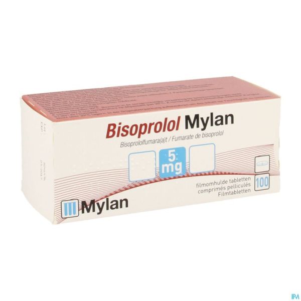 Bisoprolol Viatris 5,0mg Comp 100