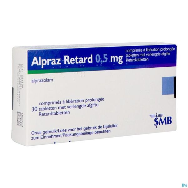 Alpraz Retard 0,5mg Comp Lib. Prolong. 30