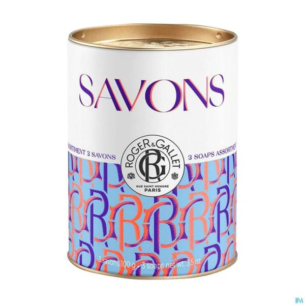 Roger&gallet Savon Fl Fig./fl Osman./lavand.3x100g