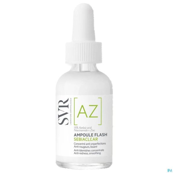 Svr Sebiaclear Flash Az Amp 30ml