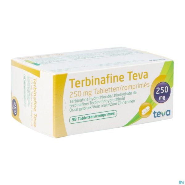 Terbinafine Teva Comp 98 X 250mg