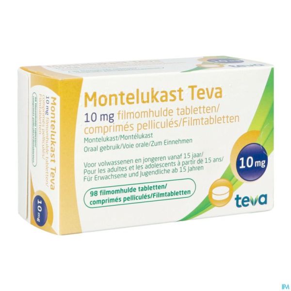 Montelukast Teva 10mg Comp Pell 98 X 10mg