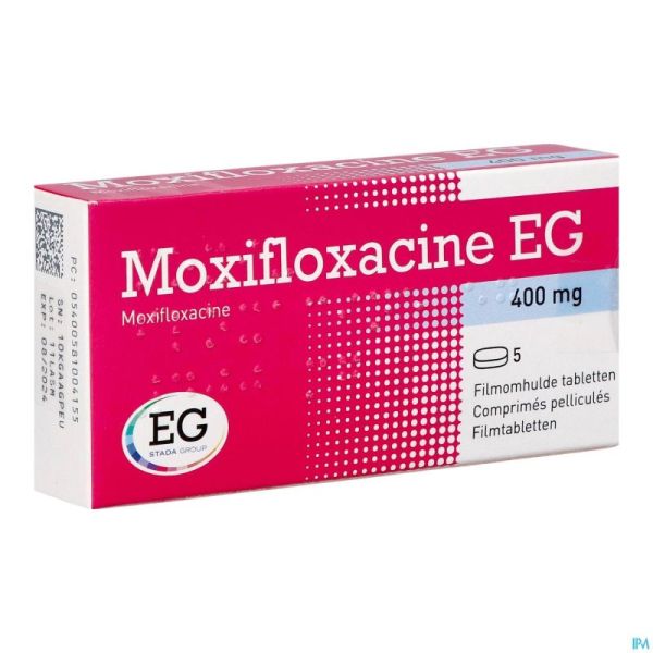 Moxifloxacin EG 400 Mg Comp Pell  5