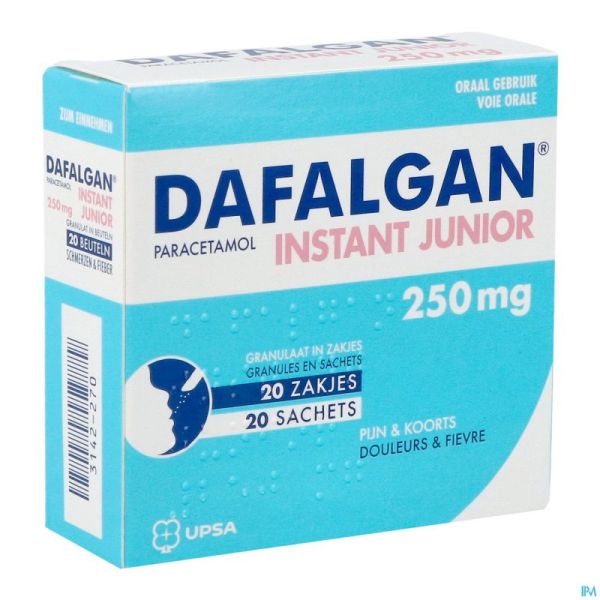 Dafalgan Instant Junior Gran Sach 20 X 250mg