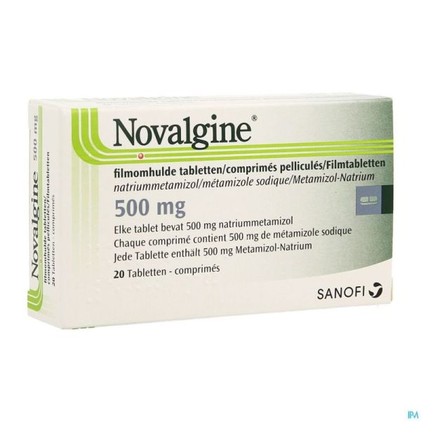 Novalgine Comp. Oblong 20 X 500mg