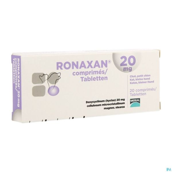 Ronaxan 20 Comp. 20 Vet