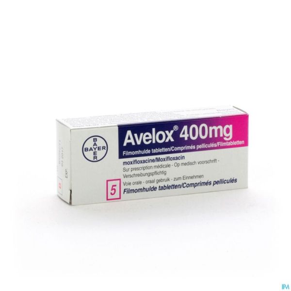 Avelox 400mg Comp Pell 5 X 400mg