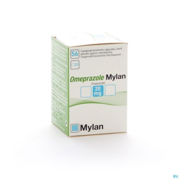 Omeprazol Viatris 20mg Caps 56