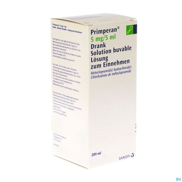 Primperan Sol Or 1x200ml 5mg/5ml