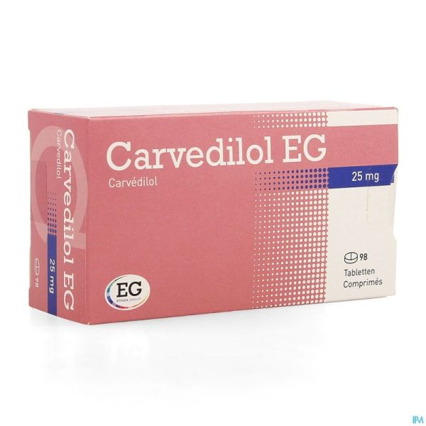 Carvedilol EG 25,00Mg Comp 98X25Mg