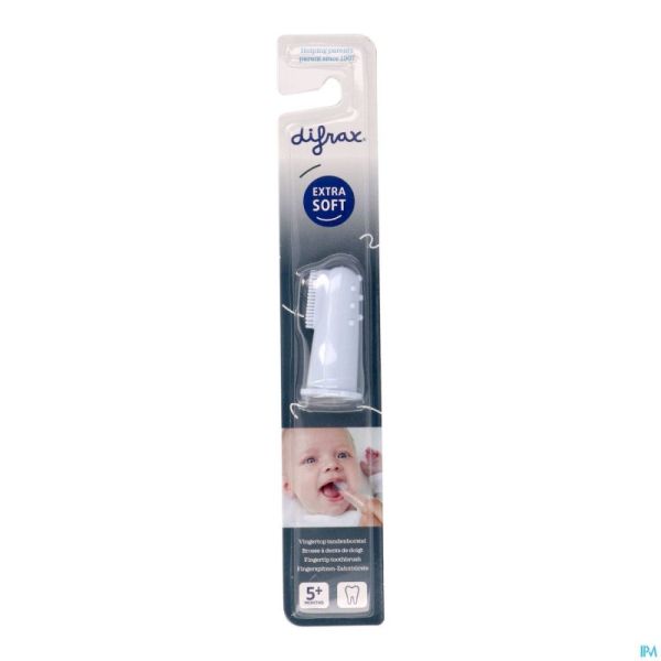 Difrax Brosse Dents Bouts Doigts Silicone Ass
