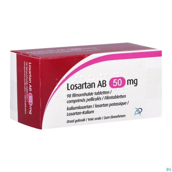 Losartan Ab 50mg Comp Pell 98