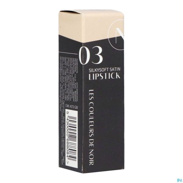 Couleurs De Noir Silkysoft Satin Lipstick 03