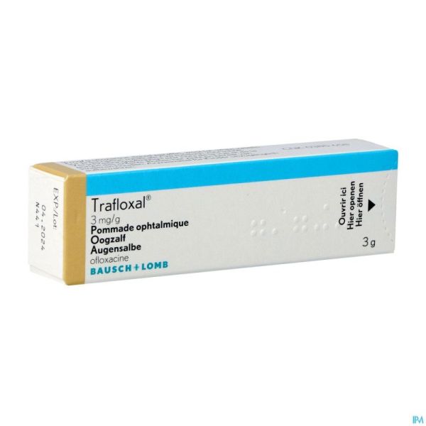 Trafloxal Pomm Opht 3g