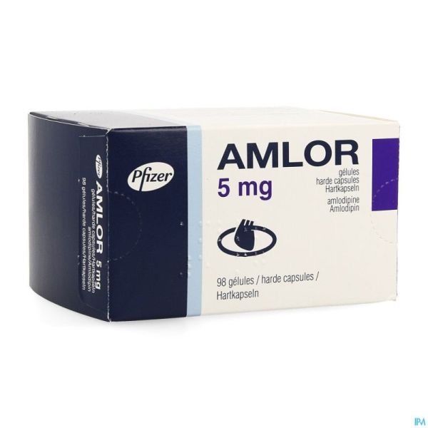 Amlor 5mg Caps 98