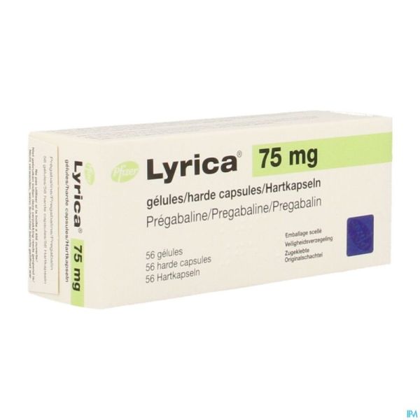 Lyrica 75mg Caps Durs 56 X 75mg